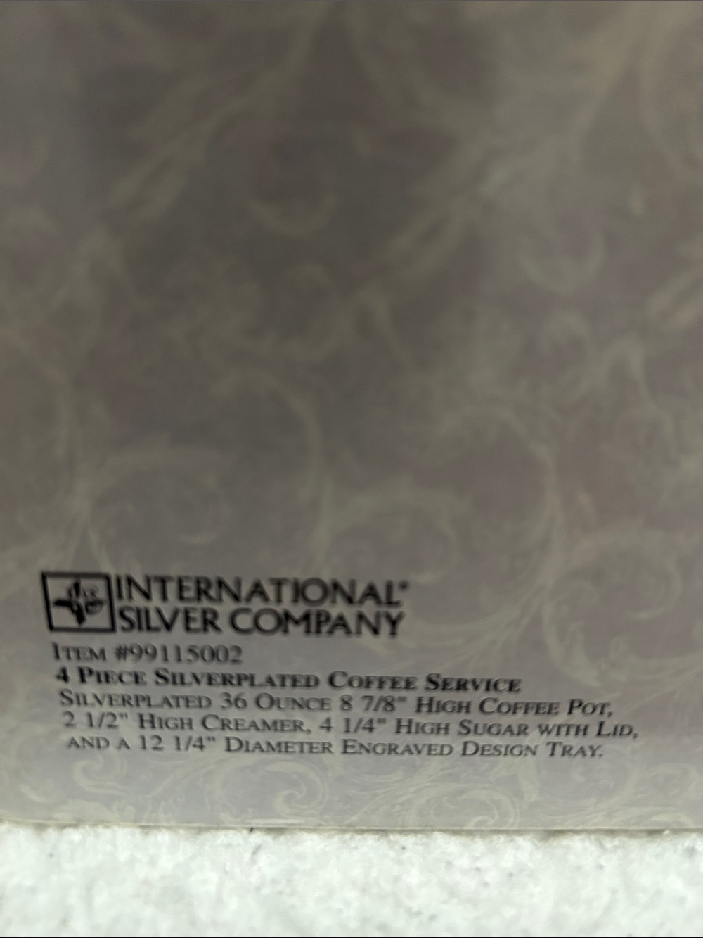 International Silver Company Silver Tea Set - Picture 3 of 8